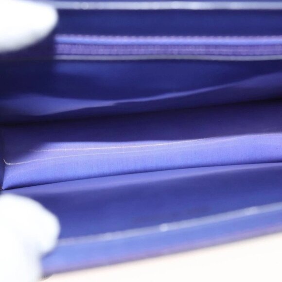 CHANEL Hologram Chain Shoulder Bag Vinyl Purple CC Auth 128454V - Picture 11 of 16